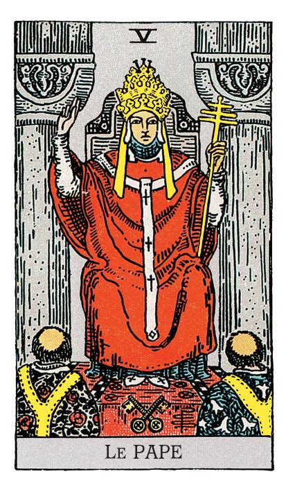 carte du pape tarot|Signification de la carte Le Pape dans le Tarot